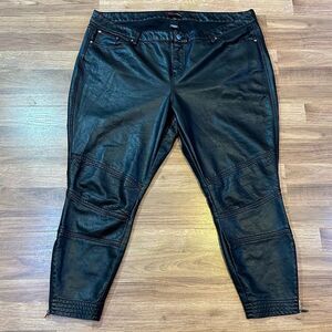 Torrid Rebel Wilson for Torrid Black Faux Leather Pants Black | Torrid Size 22